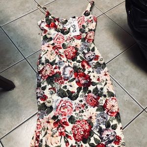 Dolce & Gabbana Long-Sleeve Floral Dress